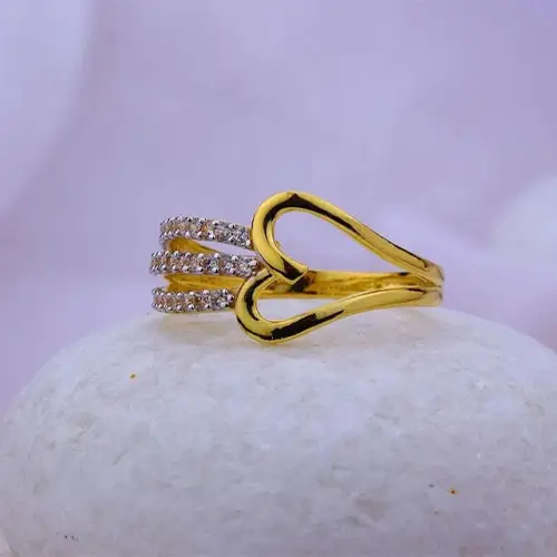 Gold Ladies Ring Jewellery