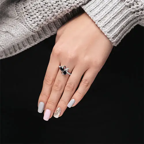 Silver Ladies Ring Jewellery