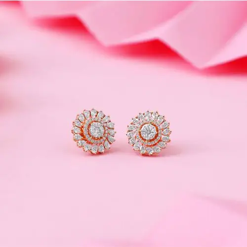 Real Diamond Earrings Jewellery