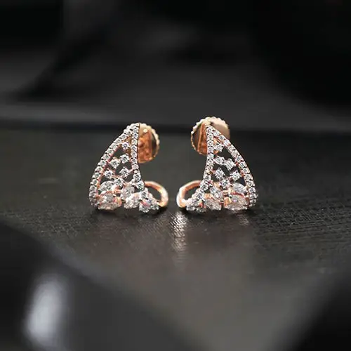 Real Diamond Earrings Jewellery