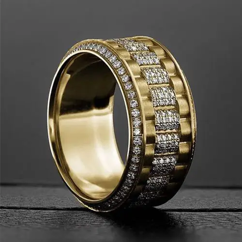 Real Diamond Gents Ring Jewellery