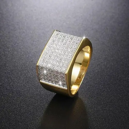 Real Diamond Gents Ring Jewellery