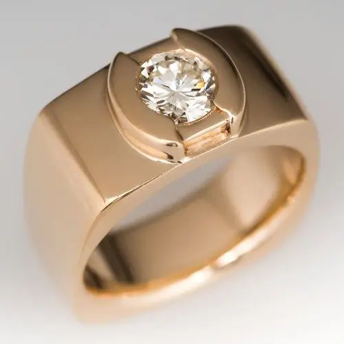 Real Diamond Gents Ring Jewellery