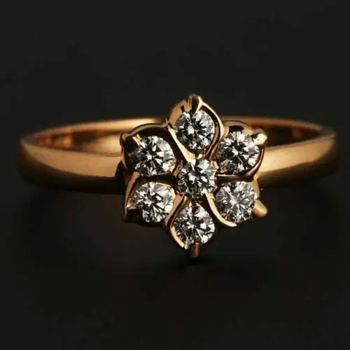 Real Diamond Ladies Ring Jewellery