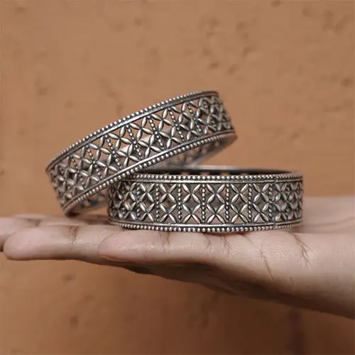 Silver Bangles Jewellery