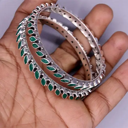 Silver Bangles Jewellery