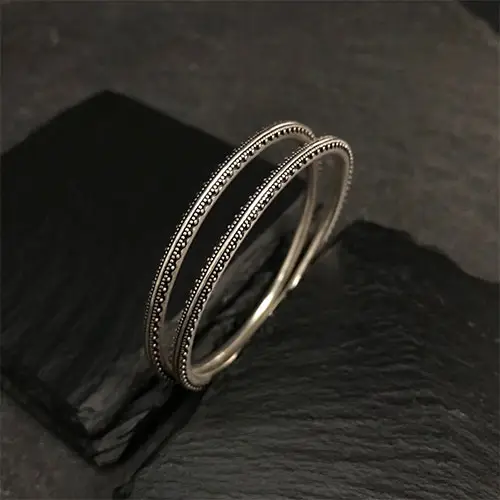 Silver Bangles Jewellery